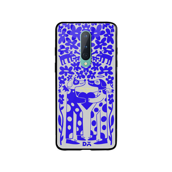 

DailyObjects Paw-Ternal Twins Glass Case Cover For OnePlus 8