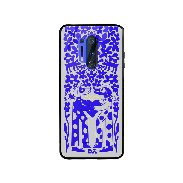 

DailyObjects Paw-Ternal Twins Glass Case Cover For OnePlus 8 Pro