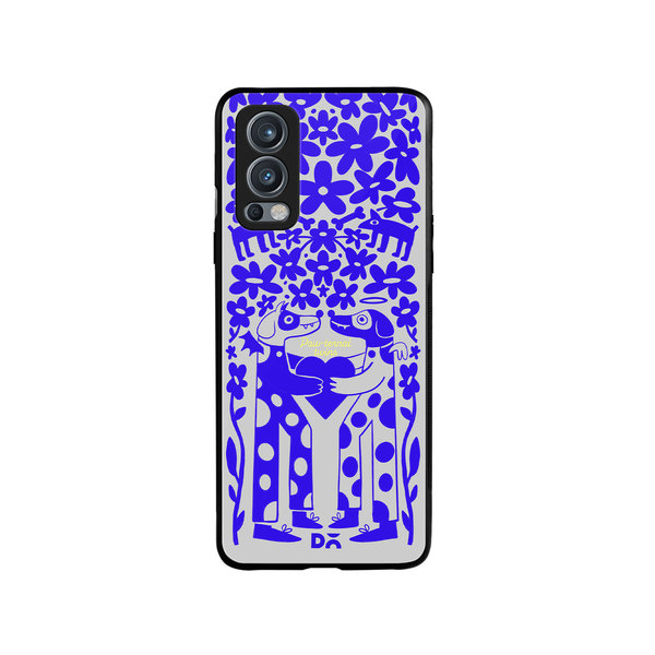 

DailyObjects Paw-Ternal Twins Glass Case Cover For OnePlus Nord 2