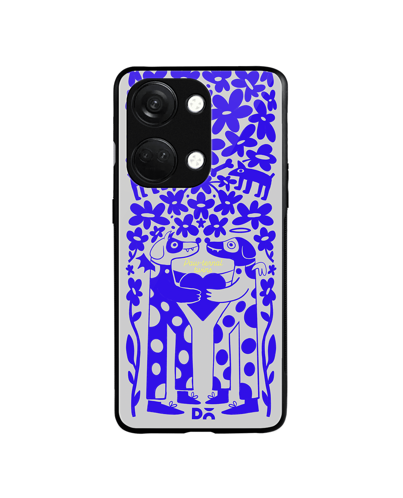 Paw-Ternal Twins Glass Case Cover For OnePlus Nord 3