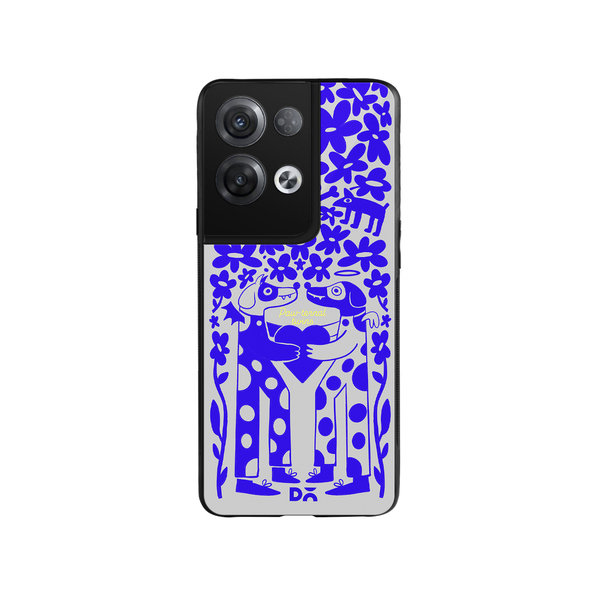 

DailyObjects Paw-Ternal Twins Glass Case Cover For Oppo Reno 8