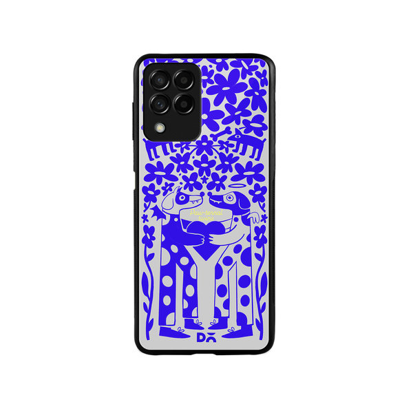 

DailyObjects Paw-Ternal Twins Glass Case Cover For Samsung Galaxy M53