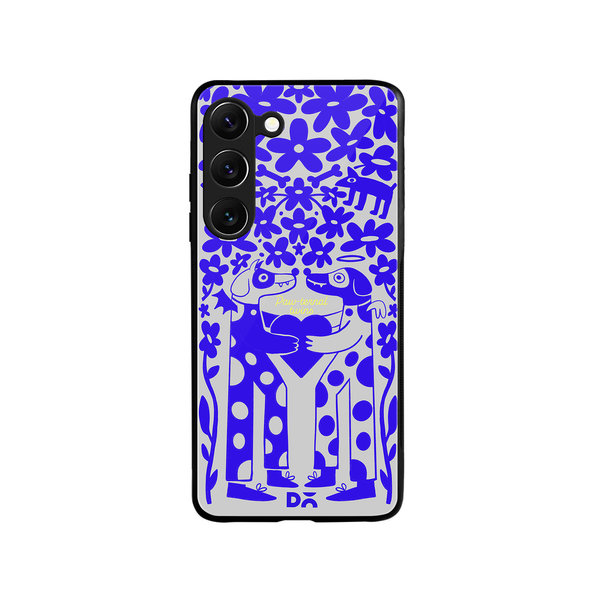 

DailyObjects Paw-Ternal Twins Glass Case Cover For Samsung Galaxy S23 Plus