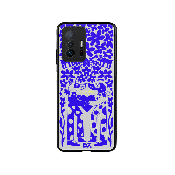 

DailyObjects Paw-Ternal Twins Glass Case Cover For Xiaomi 11T