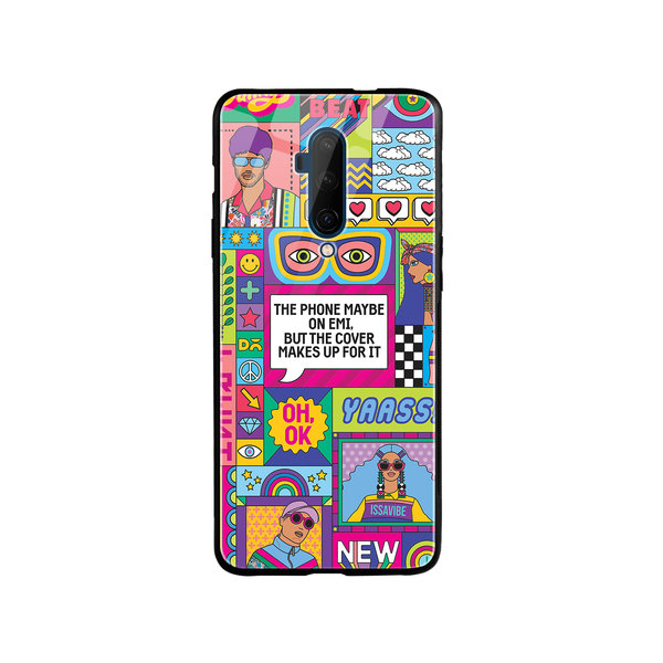 

DailyObjects Phone on EMI Glass Case Cover For OnePlus 7T Pro