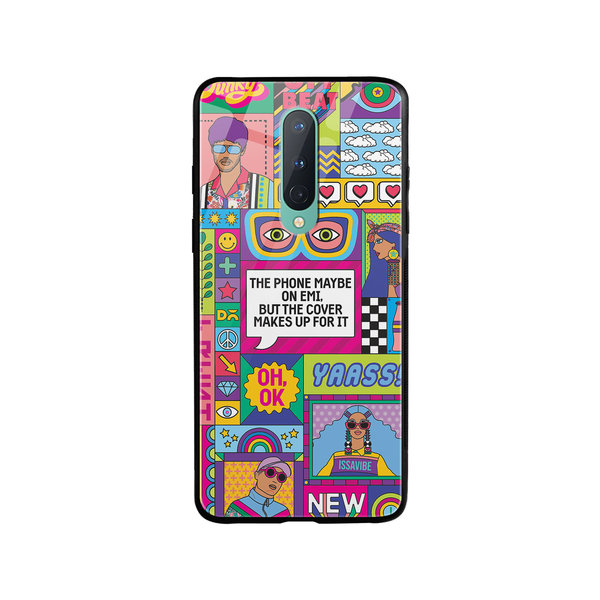 

DailyObjects Phone on EMI Glass Case Cover For OnePlus 8