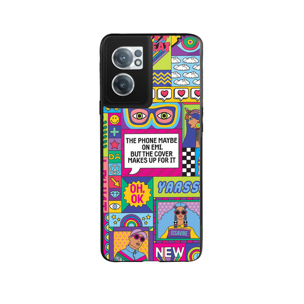 

DailyObjects Phone on EMI Glass Case Cover For OnePlus Nord CE 2