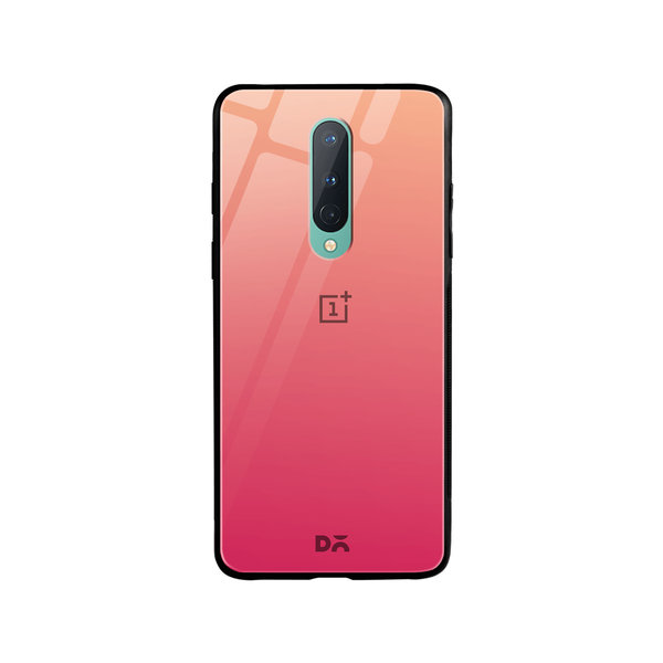 

DailyObjects Pink Carnation Gradient Glass Case Cover For OnePlus 8