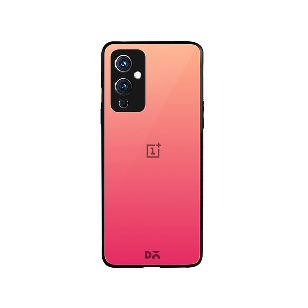 

DailyObjects Pink Carnation Gradient Glass Case Cover For OnePlus 9