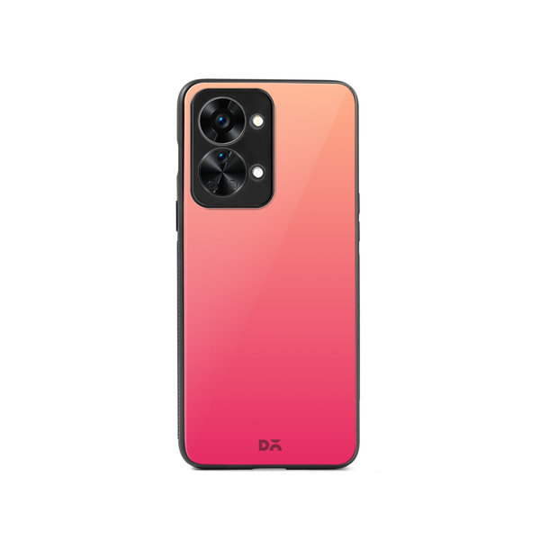 

DailyObjects Pink Carnation Gradient Glass Case Cover For OnePlus Nord 2T