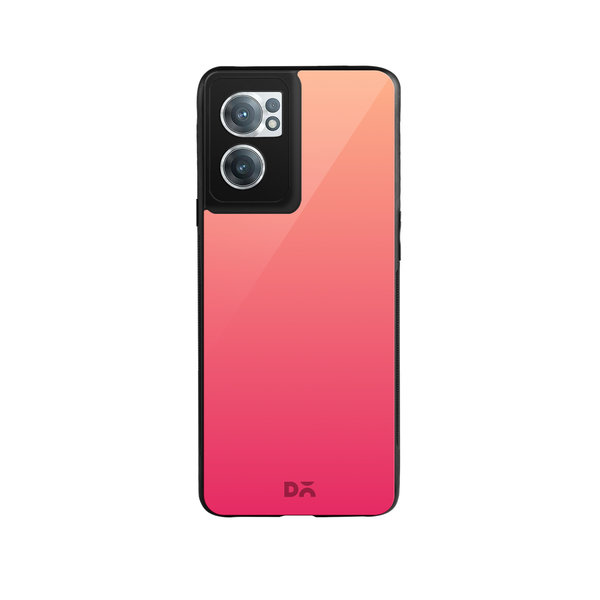 

DailyObjects Pink Carnation Gradient Glass Case Cover For OnePlus Nord CE 2