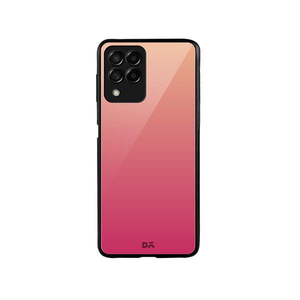 

DailyObjects Pink Carnation Gradient Glass Case Cover For Samsung Galaxy M53
