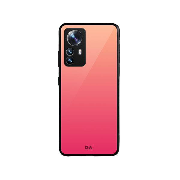 

DailyObjects Pink Carnation Gradient Glass Case Cover For Xiaomi 12 Pro