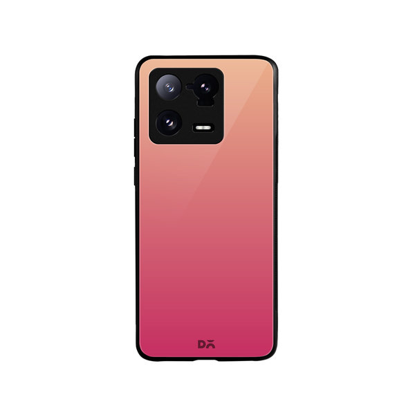 

DailyObjects Pink Carnation Gradient Glass Case Cover For Xiaomi 13 Pro