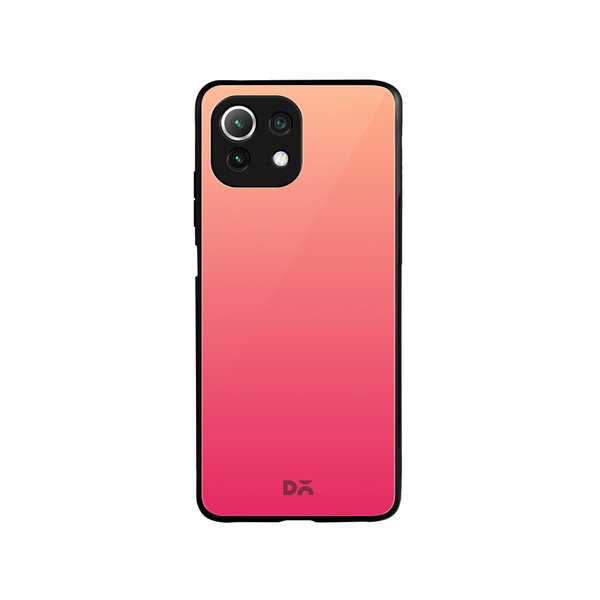 

DailyObjects Pink Carnation Gradient Glass Case Cover For Xiaomi Mi 11 Lite