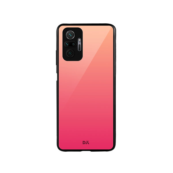 

DailyObjects Pink Carnation Gradient Glass Case Cover For Xiaomi Redmi Note 10 Pro