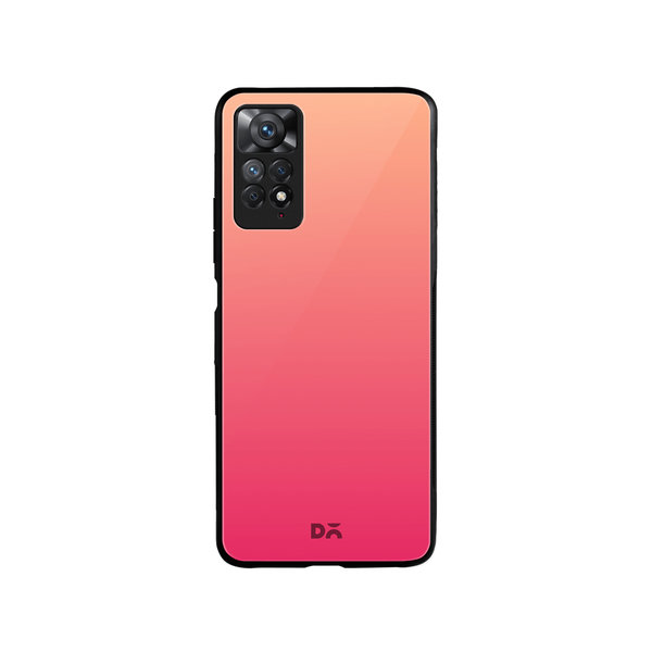 

DailyObjects Pink Carnation Gradient Glass Case Cover For Xiaomi Redmi Note 11 Pro