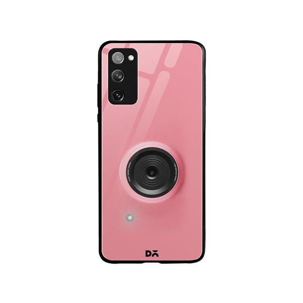 

DailyObjects Pink Kodak Camera Glass Case Cover For Samsung Galaxy S20 FE