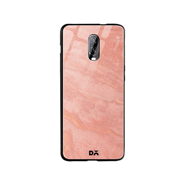 

DailyObjects Pink Marble Sand Glass Case Cover For OnePlus 7