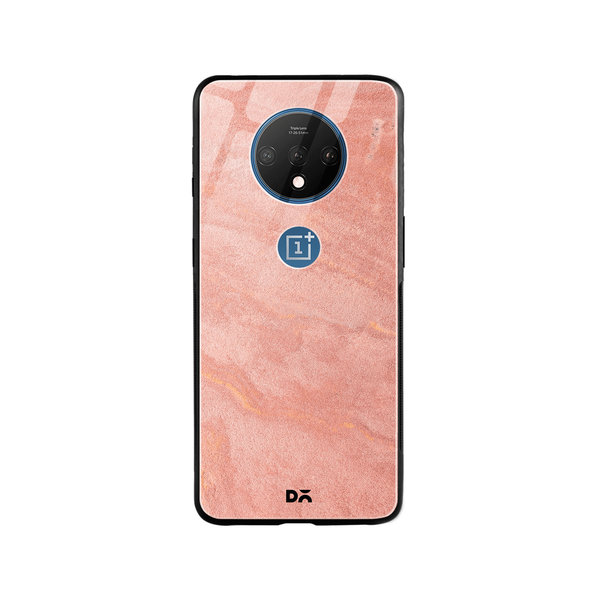 

DailyObjects Pink Marble Sand Glass Case Cover For OnePlus 7T