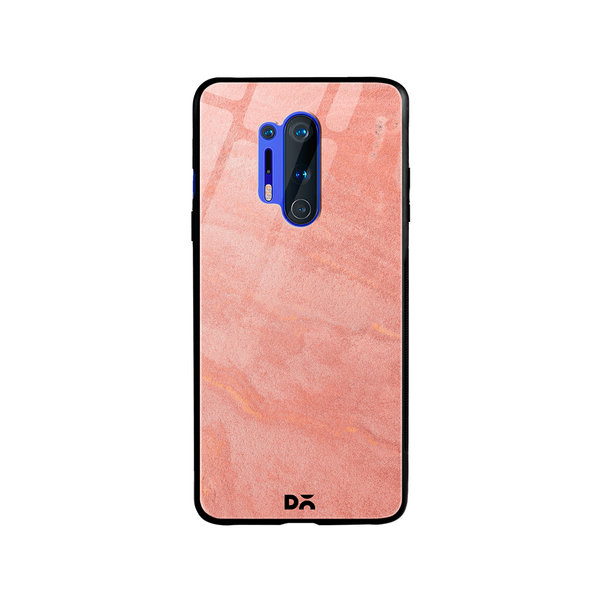 

DailyObjects Pink Marble Sand Glass Case Cover For OnePlus 8 Pro