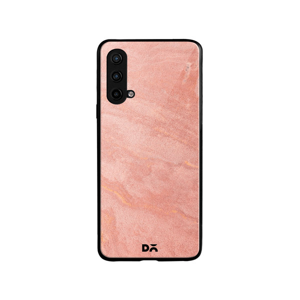 

DailyObjects Pink Marble Sand Glass Case Cover For OnePlus Nord CE