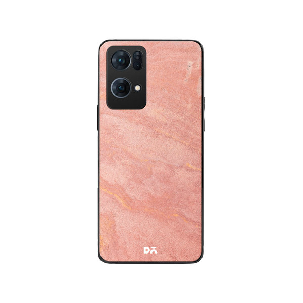 

DailyObjects Pink Marble Sand Glass Case Cover For Oppo Reno 7 Pro