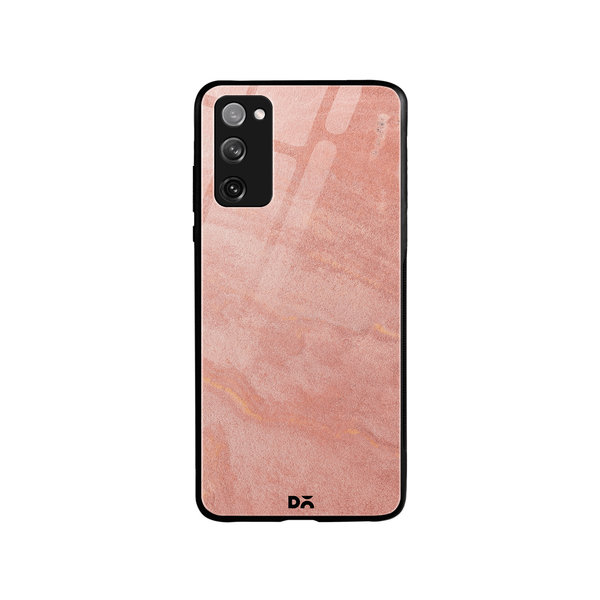 

DailyObjects Pink Marble Sand Glass Case Cover For Samsung Galaxy S20 FE