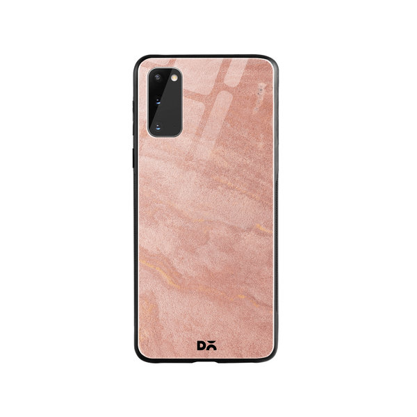 

DailyObjects Pink Marble Sand Glass Case Cover For Samsung Galaxy S20