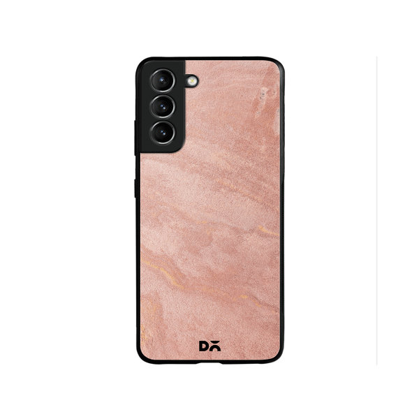 

DailyObjects Pink Marble Sand Glass Case Cover For Samsung Galaxy S22 Plus