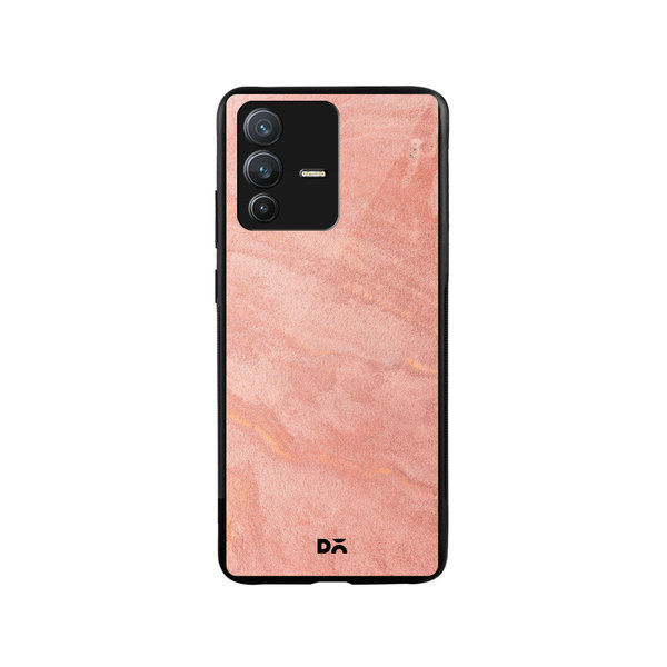 

DailyObjects Pink Marble Sand Glass Case Cover For Vivo V23 Pro