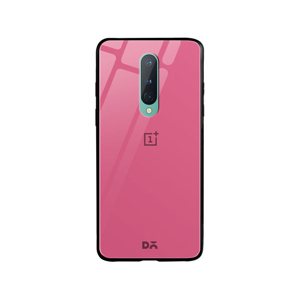 DailyObjects Pink Punch Glass Case Cover For OnePlus 8