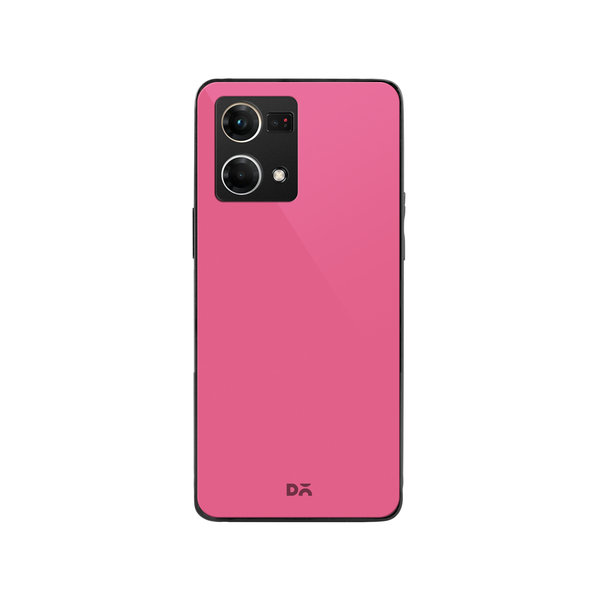 

DailyObjects Pink Punch Glass Case Cover For Oppo F21 Pro