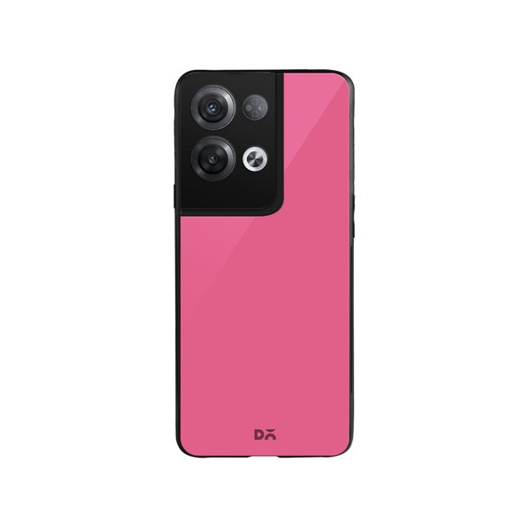 

DailyObjects Pink Punch Glass Case Cover For Oppo Reno 8