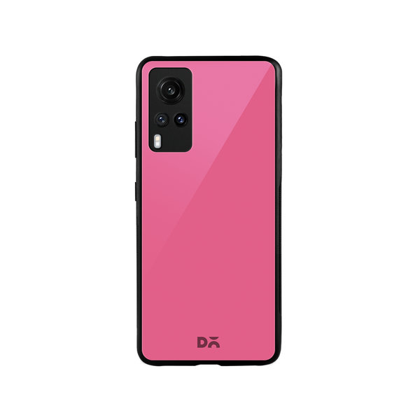 

DailyObjects Pink Punch Glass Case Cover For Vivo X60