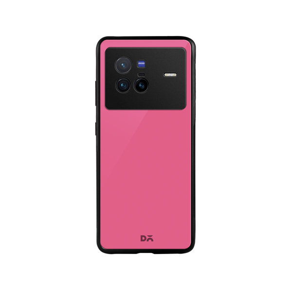 

DailyObjects Pink Punch Glass Case Cover For Vivo X80