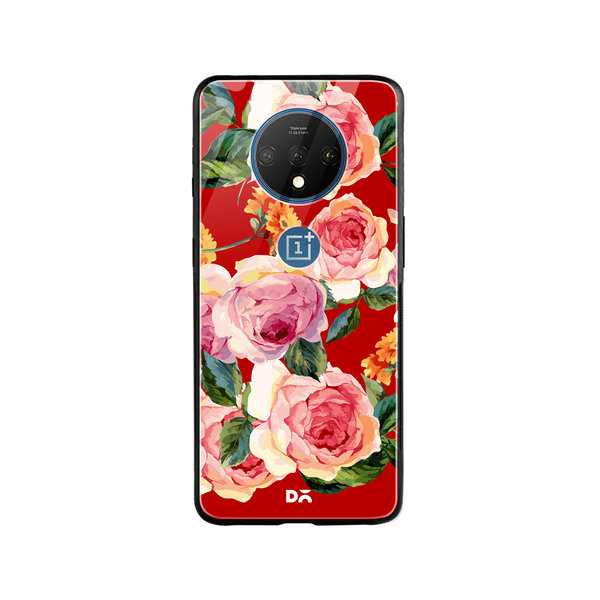 

DailyObjects Pink Valley Glass Case Cover For OnePlus 7T