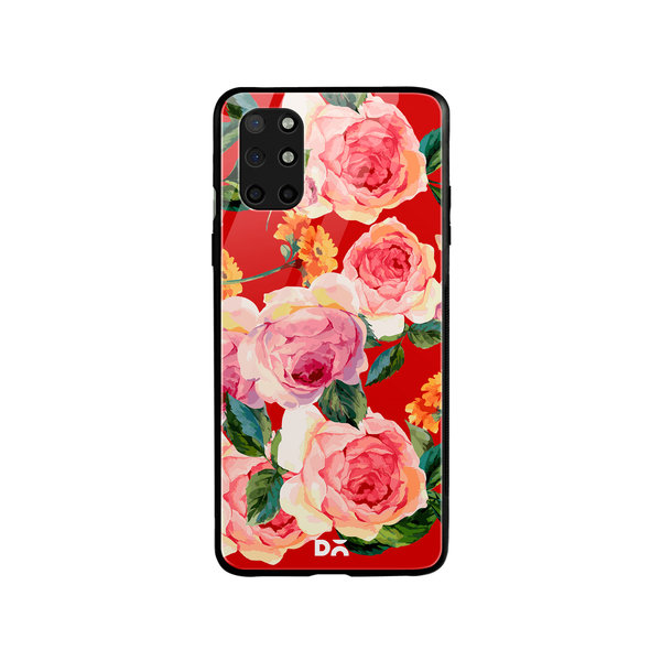 DailyObjects Pink Valley Glass Case Cover For OnePlus 8T