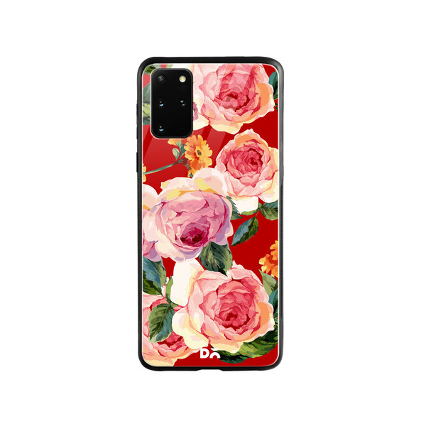 

DailyObjects Pink Valley Glass Case Cover For Samsung Galaxy S20 Plus