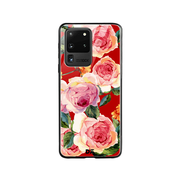 

DailyObjects Pink Valley Glass Case Cover For Samsung Galaxy S20 Ultra