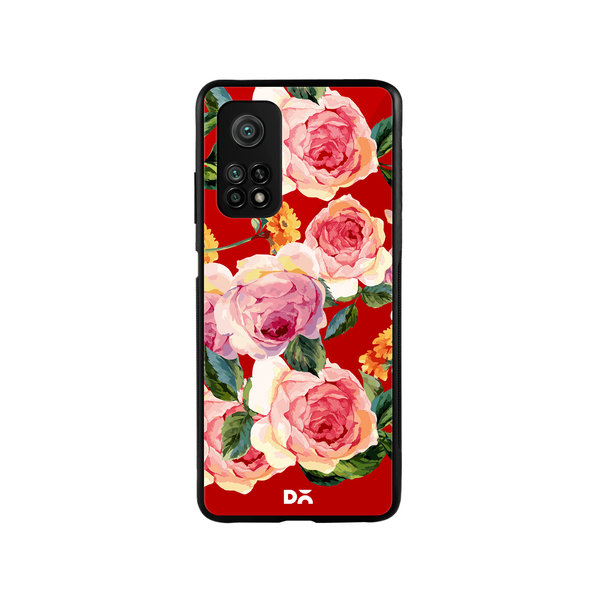 

DailyObjects Pink Valley Glass Case Cover For Xiaomi Mi 10T