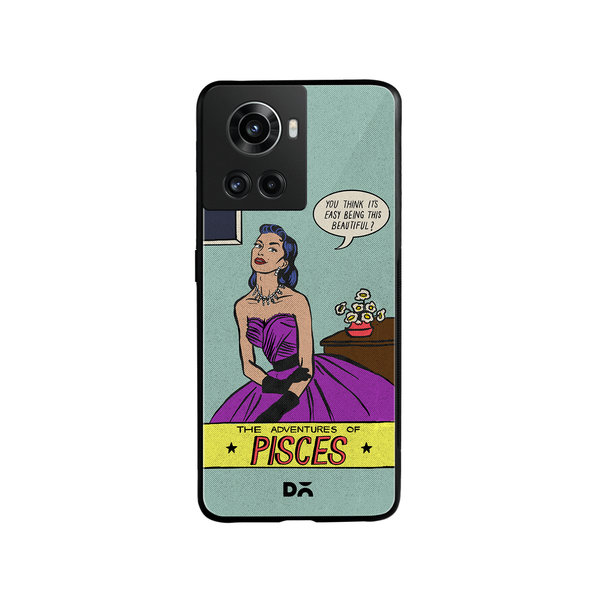 

DailyObjects Pisces Glass Case Cover For OnePlus 10R