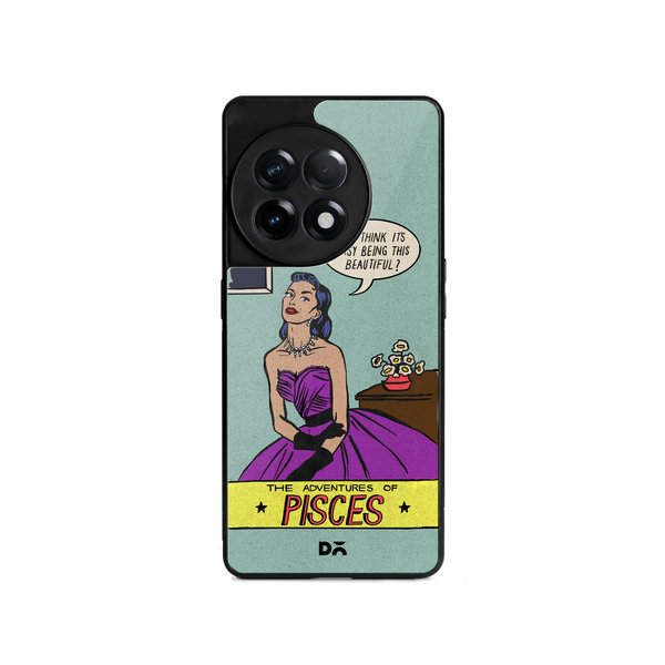 

DailyObjects Pisces Glass Case Cover For OnePlus 11R