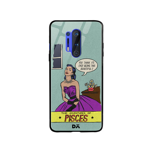 

DailyObjects Pisces Glass Case Cover For OnePlus 8 Pro