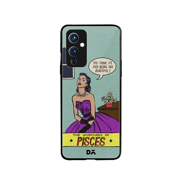 DailyObjects Pisces Glass Case Cover For OnePlus 9