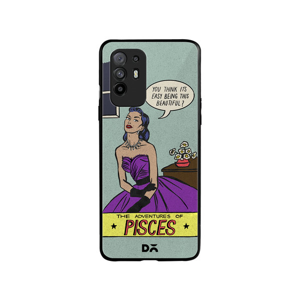 

DailyObjects Pisces Glass Case Cover For Oppo F19 Pro Plus