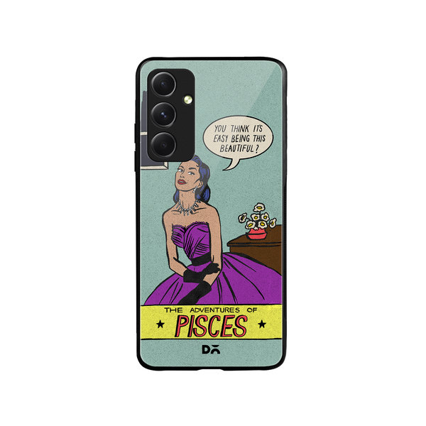 

DailyObjects Pisces Glass Case Cover For Samsung Galaxy A54 5G