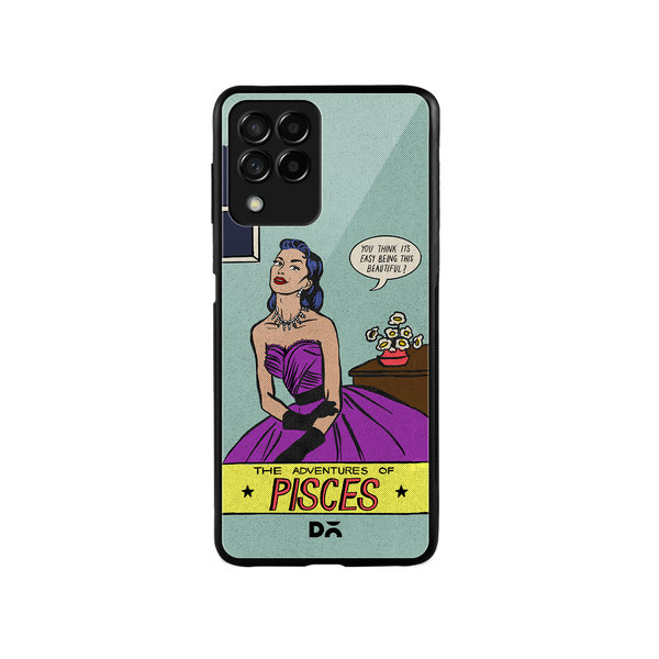 

DailyObjects Pisces Glass Case Cover For Samsung Galaxy M53