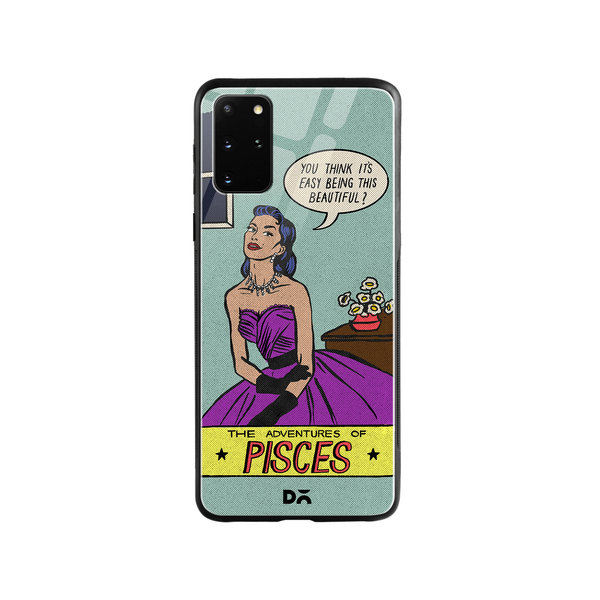 

DailyObjects Pisces Glass Case Cover For Samsung Galaxy S20 Plus