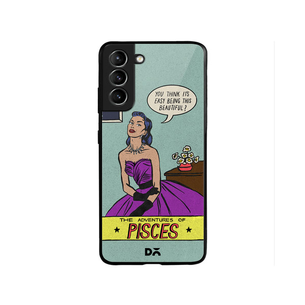 

DailyObjects Pisces Glass Case Cover For Samsung Galaxy S22 Plus